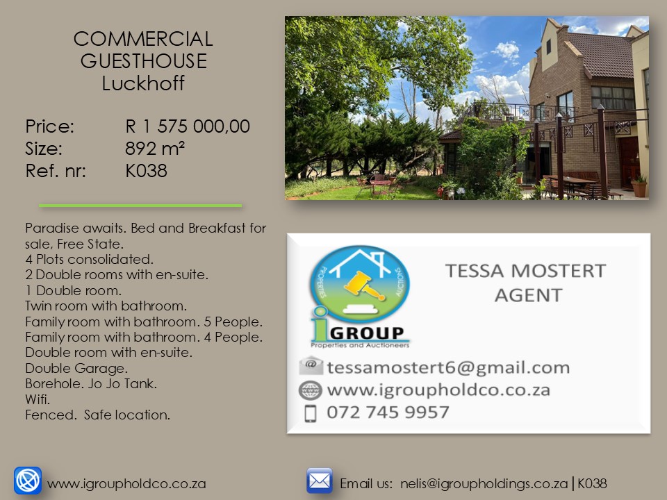 K038 – COMMERCIAL GUESTHOUSE