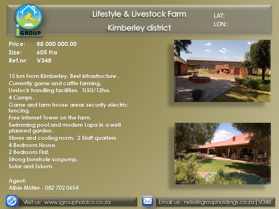 V348 – Lifestyle and Livestock Farm